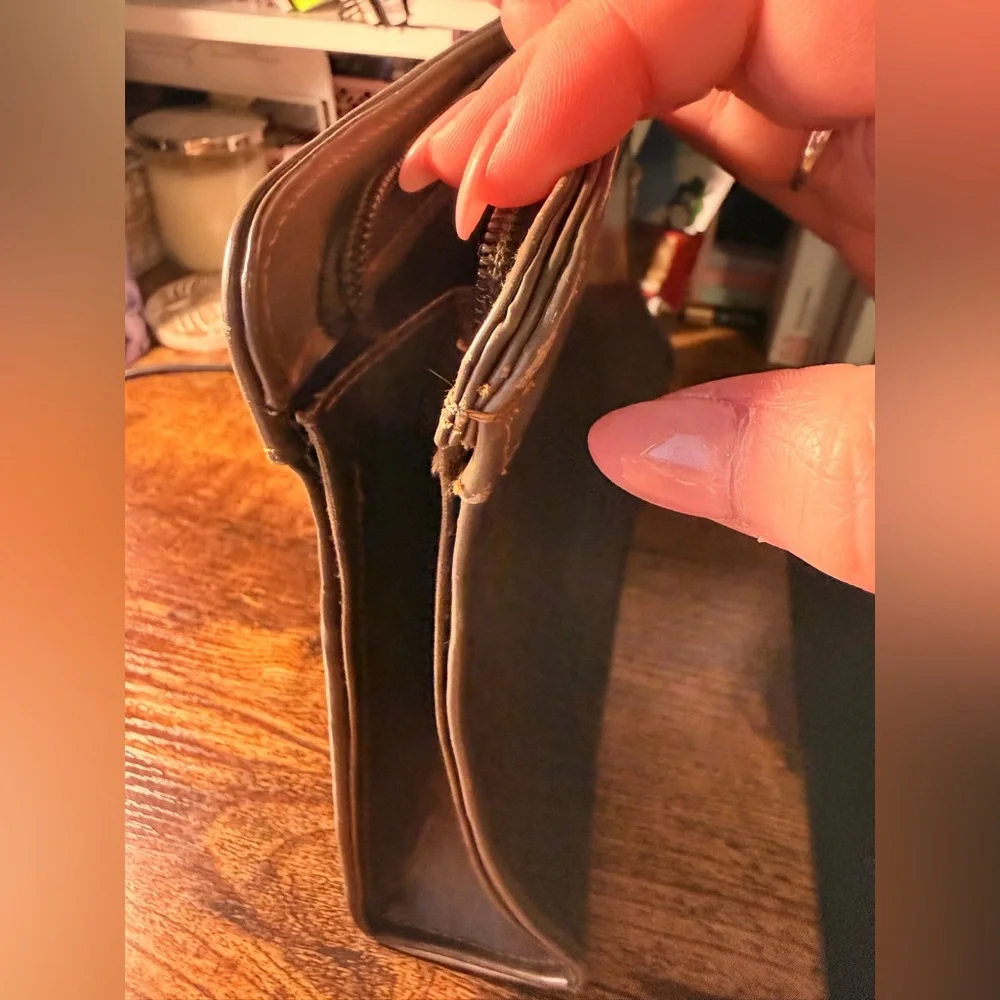 Brown Monogram Valentino Clutch - Picture 2 of 11